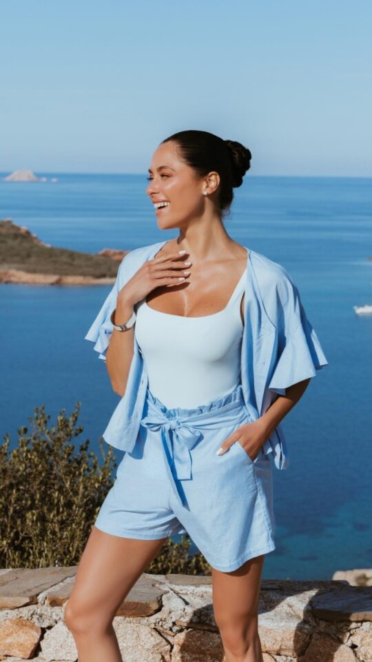 sku: BR24-02-LS | Brand: Marc Andre  | Size: Small Medium Large  | Colors: Нежно-голубой  | Бренды Marc&Andre | Пляжная одежда | Title: Шорты LUXURY LINENS