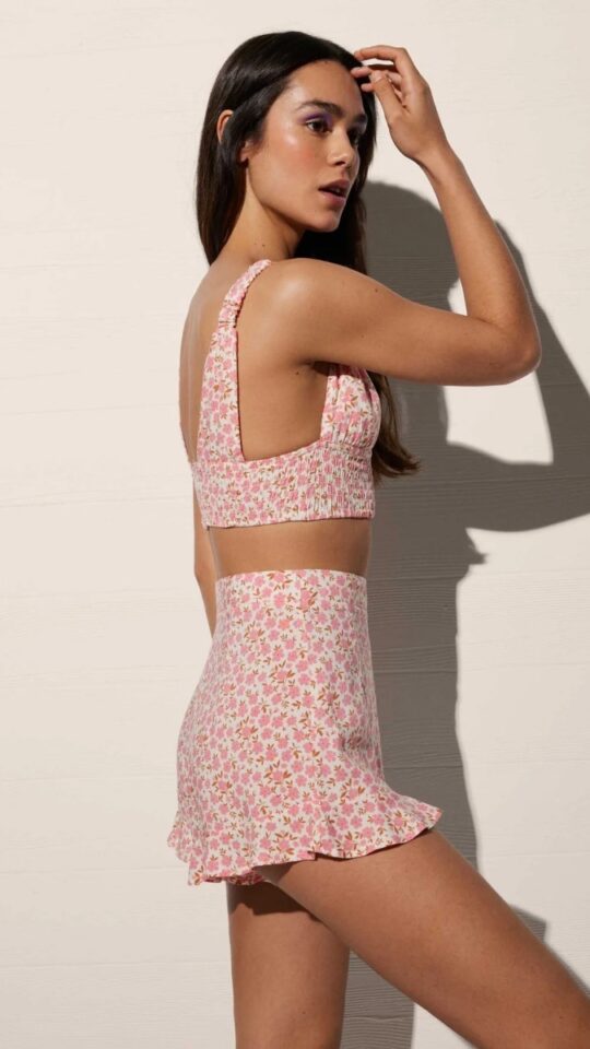 sku: 86004 | Brand: Ysabel Mora  | Size: Small Medium Large  | Colors: Розовый  | Бренды Ysabel Mora | Пляжная одежда | Title: Шорты PINK FLAMINGO