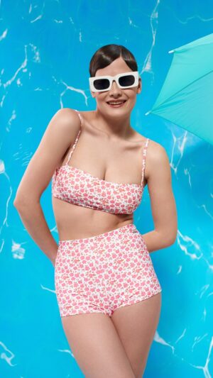 sku: 82407 | Brand: Ysabel Mora  | Size: 85 B 90 B 95 B  | Colors: Розовый  | Бренды Ysabel Mora | Купальники Раздельные | Title: Бандо PINK FLAMINGO