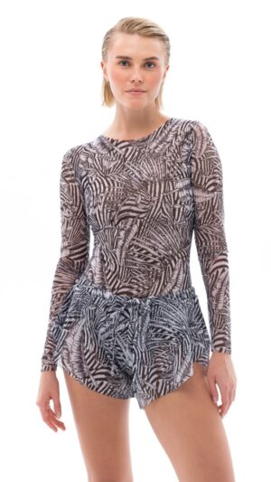 sku: 24001694 | Brand: RoDaSoleil  | Size: XSmall Small Medium Large  | Colors: Серый  | Бренды RoDaSoleil | Пляжная одежда | Title: Шорты ПСЕВДОЗЕБРА