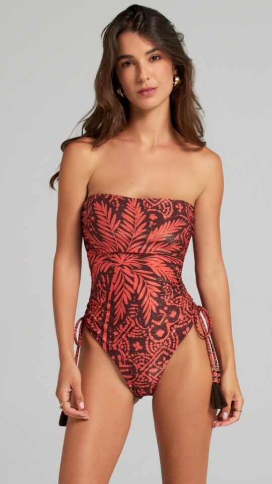 sku: 25080M | Brand: Cosita Linda  | Size: Small Medium Large XLarge  | Colors: Шоколадный/Терракотовый  | Бренды Cosita Linda | Купальники Слитные | Title: Слитный купальник AFRICAN TWIST