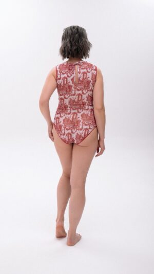 sku: 22001131 | Brand: Roda Soleil  | Size: XSmall Small Medium Large XLarge  | Colors: Красный  | Бренды RoDa Soleil | Купальники Слитные | Title: Слитный купальник АНТИК