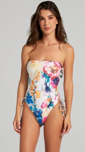 sku: 25010M | Brand: Cosita Linda  | Size: Small Medium Large XLarge  | Colors: Мульти  | Бренды Cosita Linda | Купальники Слитные | Title: Слитный купальник ARTISINAL FLOWERS