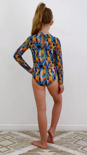 sku: 22002377 | Brand: Roda Soleil  | Size: 104 110 116 122 128 134 140 146  | Colors: Голубой  | Бренды RoDa Soleil | Детские купальники | Title: Слитный купальник ЛОВЕЦ СНОВ