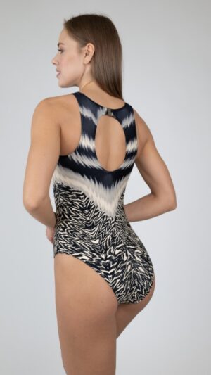 sku: UNA 23J | Brand: Bip-Bip  | Size: 36 38 40 42 44  | Colors: Черный/Песочный  | Бренды Bip-bip | Купальники Слитные | Title: Слитный купальник JETTY