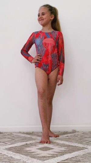sku: 18002358 | Brand: Roda Soleil  | Size: 104 110 116 122 128 134 140 146  | Colors: Розовый  | Бренды RoDa Soleil | Детские купальники | Title: Слитный купальник МЕДУЗА PINK