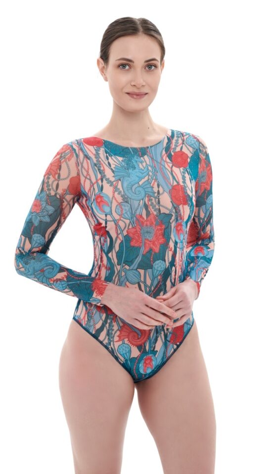 sku: 24001010 | Brand: RoDaSoleil  | Size: XSmall Small Medium Large XLarge  | Colors: Цветной  | Бренды RoDaSoleil | Купальники Слитные | Title: Слитный купальник МОРСКИЕ ЕДИНОРОГИ