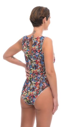 sku: 23001189 | Brand: RoDaSoleil  | Size: XSmall Small Medium Large XLarge  | Colors: Цветной  | Бренды RoDaSoleil | Купальники Слитные | Title: Слитный купальник СТРИТ АРТ