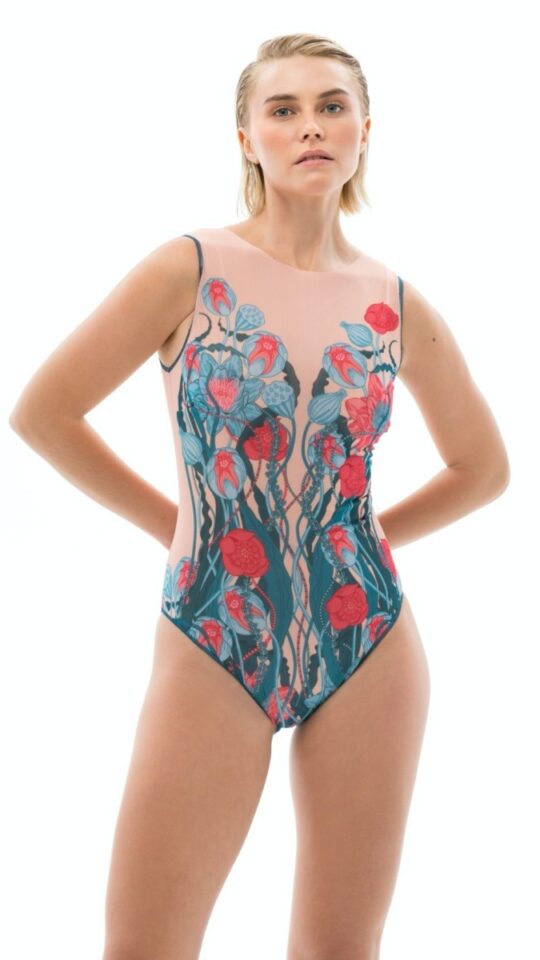 sku: 24001144 | Brand: RoDaSoleil  | Size: XSmall Small Medium Large XLarge  | Colors: Цветной  | Бренды RoDaSoleil | Купальники Слитные | Title: Слитный купальник УНДИНА