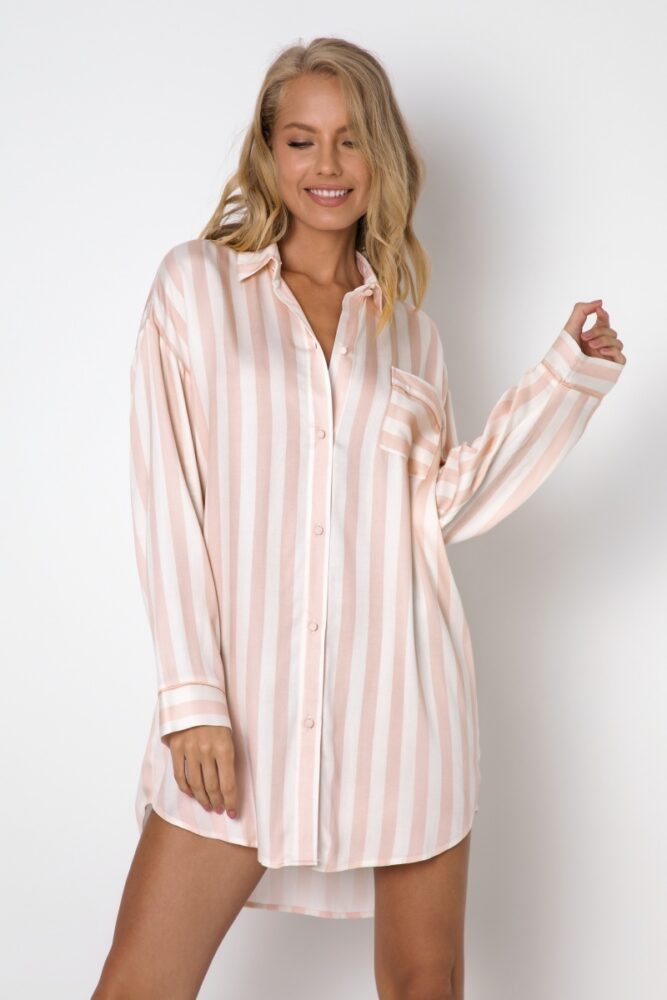 sku: BRIE | Brand: Aruelle  | Size: XSmall Small Medium Large XLarge XXLarge  | Colors: Персиковый/Шампань  | Бренды Aruelle | Домашняя одежда Сорочки | Title: Сорочка BRIE