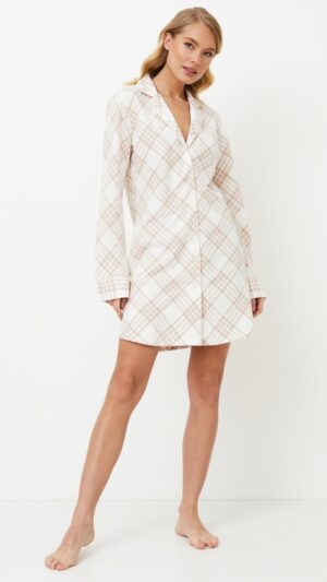 sku: CAMILLE | Brand: Aruelle  | Size: XSmall Small Medium Large XLarge XXLarge  | Colors: Бежевый/Молочный  | Бренды Aruelle | Домашняя одежда Сорочки | Title: Сорочка CAMILLE