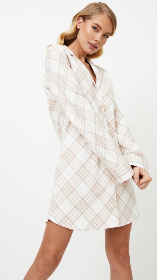 sku: CAMILLE | Brand: Aruelle  | Size: XSmall Small Medium Large XLarge XXLarge  | Colors: Бежевый/Молочный  | Бренды Aruelle | Домашняя одежда Сорочки | Title: Сорочка CAMILLE