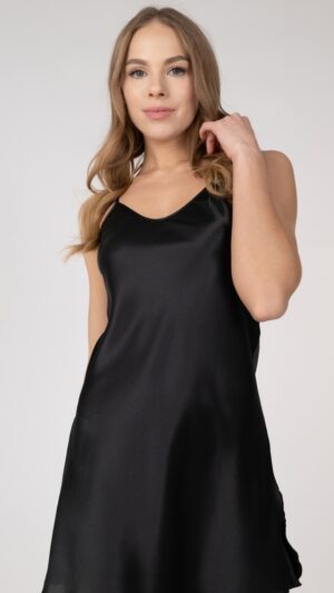 sku: 020S | Brand: Rose&Petal  | Size: XSmall Small Medium Large XLarge  | Colors: Черный  | Бренды Rose&Petal | Домашняя одежда Сорочки | Title: Сорочка CARMEN