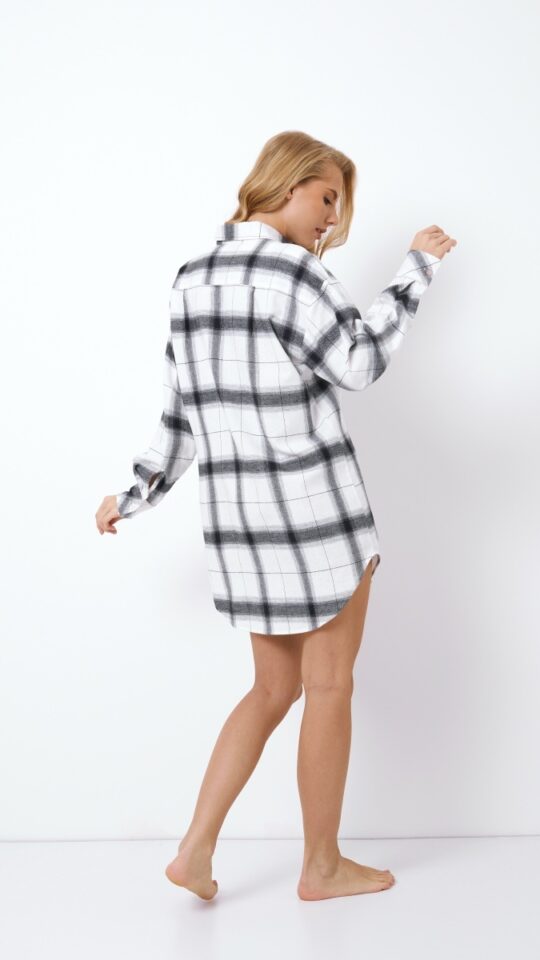 sku: CATALINA | Brand: Aruelle  | Size: XSmall Small Medium Large XLarge XXLarge  | Colors: Серый/Белый  | Бренды Aruelle | Домашняя одежда Сорочки | Title: Сорочка CATALINA