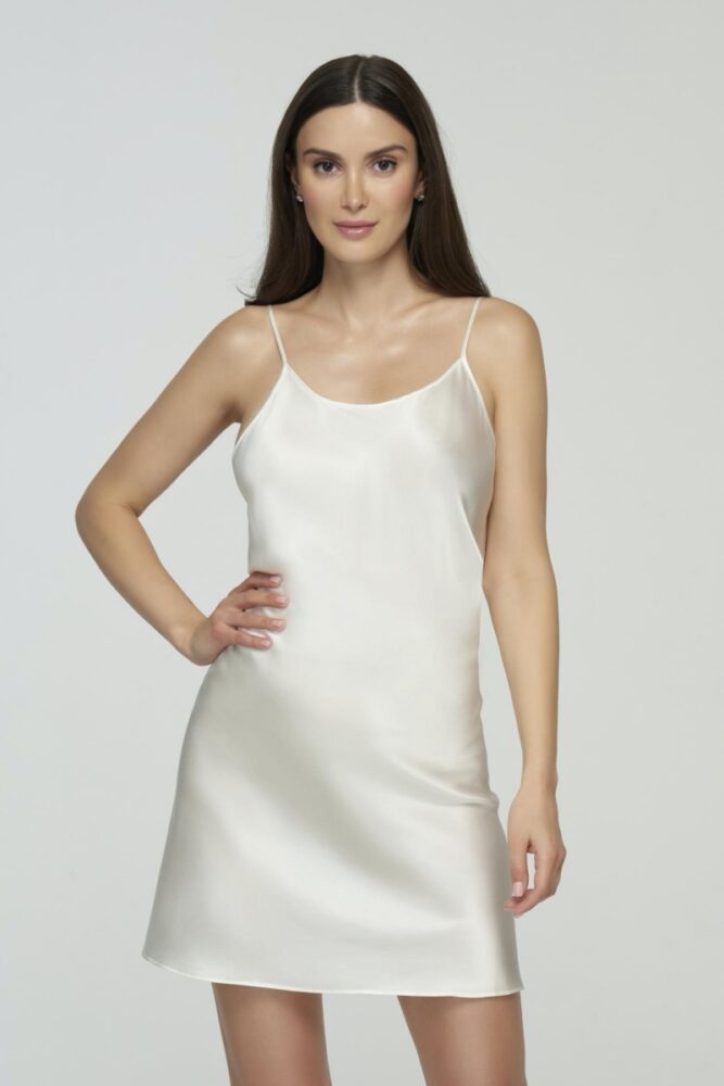 sku: S23-03SS103-S | Brand: Marc Andre  | Size: 36 38 40 42  | Colors: Белый  | Бренды Marc&Andre | Домашняя одежда Сорочки | Title: Сорочка EDEN