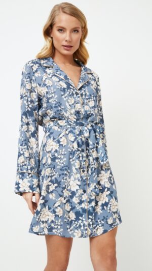 sku: FRANCINE | Brand: Aruelle  | Size: XSmall Small Medium Large XLarge XXLarge  | Colors: Серо-голубой  | Бренды Aruelle | Домашняя одежда Сорочки | Title: Сорочка FRANCINE