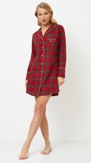 sku: HOLLY | Brand: Aruelle  | Size: XSmall Small Medium Large XLarge XXLarge  | Colors: Бургундское вино  | Бренды Aruelle | Домашняя одежда Сорочки | Title: Сорочка HOLLY