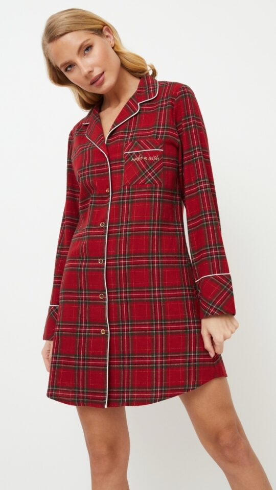 sku: HOLLY | Brand: Aruelle  | Size: XSmall Small Medium Large XLarge XXLarge  | Colors: Бургундское вино  | Бренды Aruelle | Домашняя одежда Сорочки | Title: Сорочка HOLLY