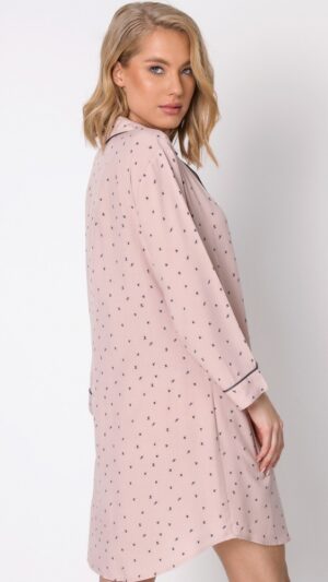 sku: JULIET | Brand: Aruelle  | Size: XSmall Small Medium Large XLarge XXLarge  | Colors: Светлый розовый/Графит  | Бренды Aruelle | Домашняя одежда Сорочки | Title: Сорочка JULIET