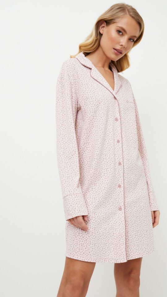 sku: LARA | Brand: Aruelle  | Size: XSmall Small Medium Large XLarge XXLarge  | Colors: Пудровый  | Бренды Aruelle | Домашняя одежда Сорочки | Title: Сорочка LARA