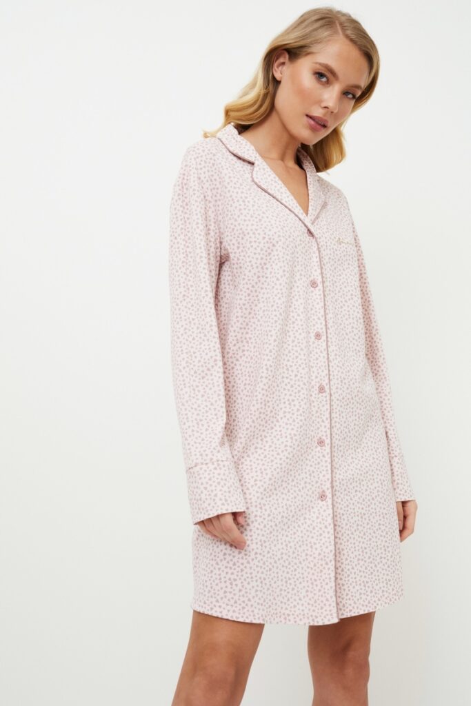 sku: LARA | Brand: Aruelle  | Size: XSmall Small Medium Large XLarge XXLarge  | Colors: Пудровый  | Бренды Aruelle | Домашняя одежда Сорочки | Title: Сорочка LARA