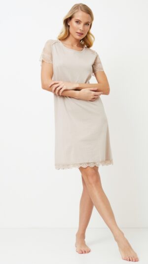 sku: MARIANNA | Brand: Aruelle  | Size: XSmall Small Medium Large XLarge XXLarge  | Colors: Бежевый  | Бренды Aruelle | Домашняя одежда Сорочки | Title: Сорочка MARIANNA