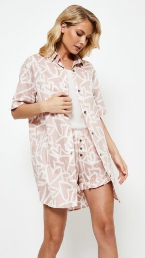 sku: MILEY | Brand: Aruelle  | Size: XSmall Small Medium Large XLarge  | Colors: Пыльная роза  | Бренды Aruelle | Домашняя одежда Сорочки | Title: Сорочка MILEY