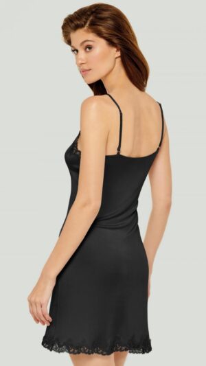 sku: A9-00SV303 | Brand: Marc Andre  | Size: 36 38 40 42  | Colors: Черный  | Бренды Marc&Andre | Домашняя одежда Сорочки | Title: Сорочка SILK BLEND
