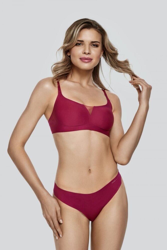 sku: W23-1464-TRS-SY | Brand: Marc Andre  | Size: 36 38 40 42 44  | Colors: Красный  | Бренды Marc&Andre | Бюстгальтер Нижнее белье Бескаркасный | Title: Бюстгальтер SECOND SKIN