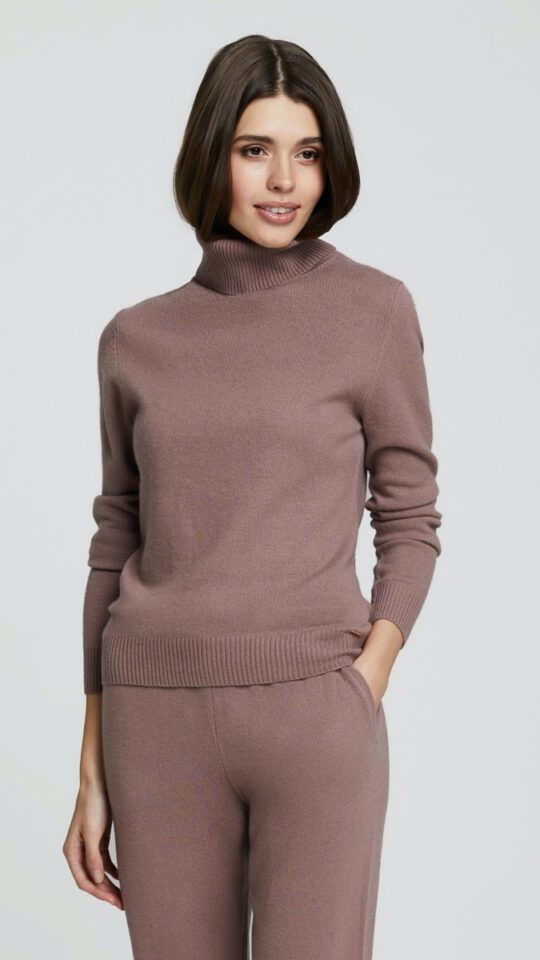 sku: W22-00CH0410 | Brand: Marc Andre  | Size: 36 38 40 42 44 46  | Colors: Коричневый  | Бренды Marc&Andre | Кашемир Брюки | Title: Брюки ENTWINED