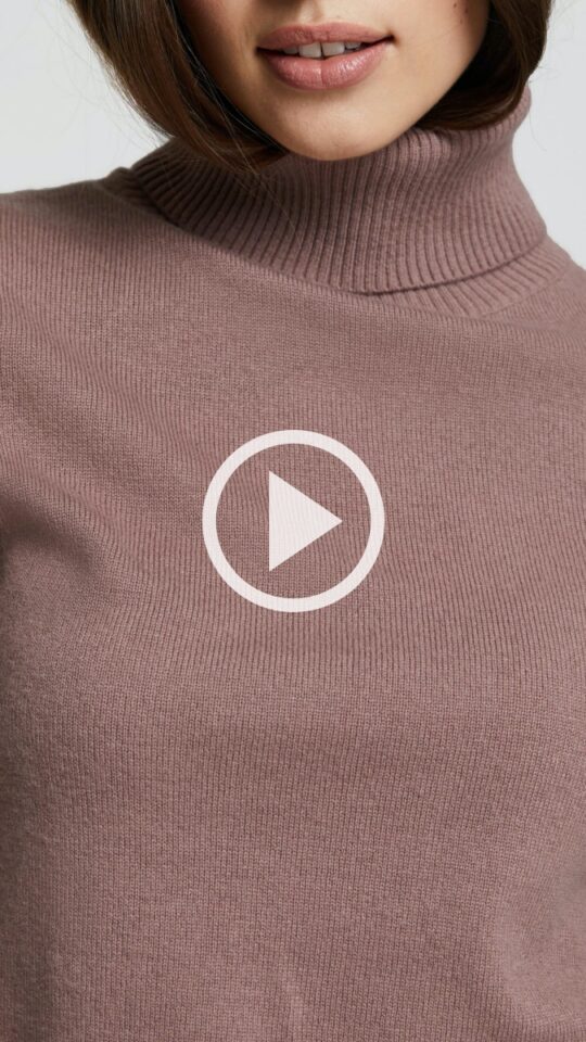 sku: W22-00CH0418 | Brand: Marc Andre  | Size: 36 38 40 42 44 46  | Colors: Коричневый  | Бренды Marc&Andre | Кашемир Джемперы | Title: Свитер-водолазка ENTWINED