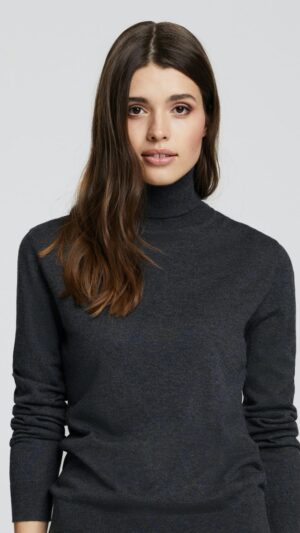 sku: W21-00SC318 | Brand: Marc Andre  | Size: 36 38 40 42 44  | Colors: Серый  | Бренды Marc&Andre | Кашемир Джемперы | Title: Свитер-водолазка LAVISH SENSE