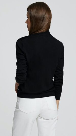 sku: W22-00SC0518 | Brand: Marc Andre  | Size: 36 38 40 42 44  | Colors: Черный  | Бренды Marc&Andre | Кашемир Джемперы | Title: Свитер-водолазка LAVISH SENSE