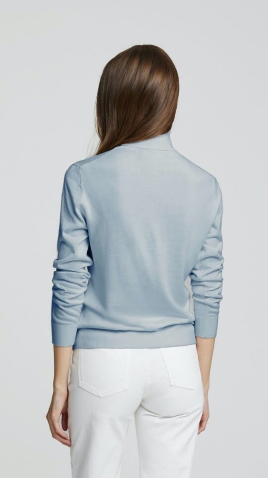 sku: W23-00SC0118 | Brand: Marc Andre  | Size: 36 38 40 42 44  | Colors: Синий  | Бренды Marc&Andre | Кашемир Джемперы | Title: Свитер - водолазка LAVISH SENSE