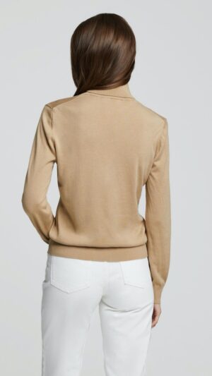 sku: W21-00SC418 | Brand: Marc Andre  | Size: 36 38 40 42 44  | Colors: Коричневый  | Бренды Marc&Andre | Кашемир Джемперы | Title: Свитер-водолазка LAVISH SENSE