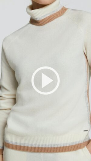 sku: W23-00CH0218 | Brand: Marc Andre  | Size: 36 38 40 42 44 46  | Colors: Белый  | Бренды Marc&Andre | Кашемир Джемперы | Title: Свитер-водолазка TINDED AVENUES