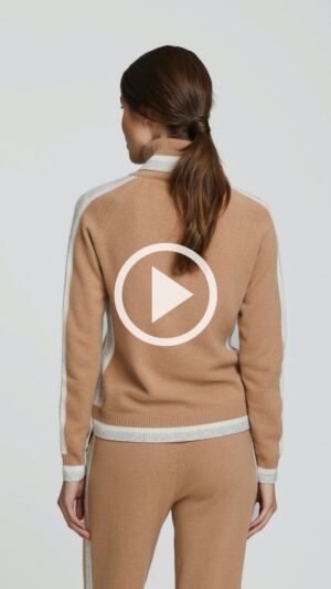 sku: W23-00CH0318 | Brand: Marc Andre  | Size: 36 38 40 42 44 46  | Colors: Бежевый  | Бренды Marc&Andre | Кашемир Джемперы | Title: Свитер-водолазка TINDED AVENUES