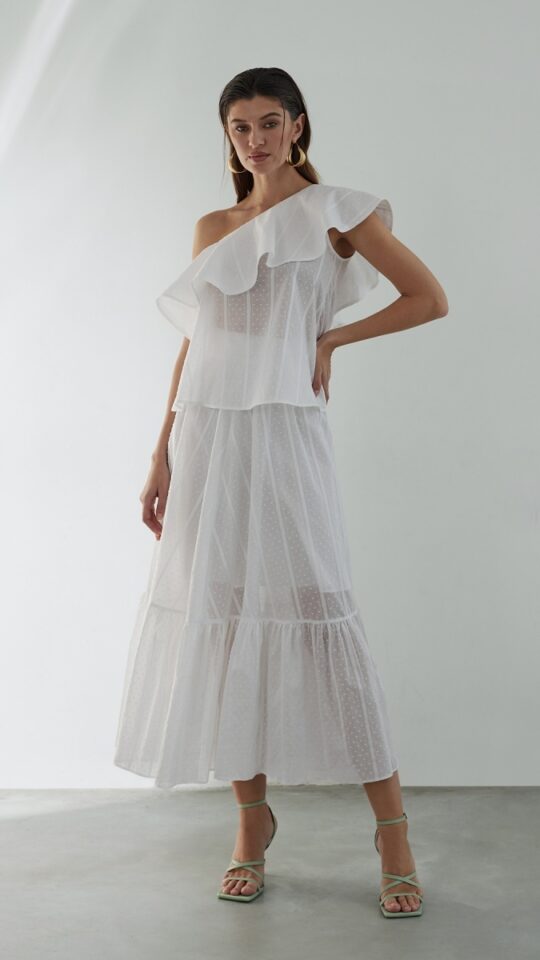 sku: 61911 | Brand: Laete  | Size: XSmall Small Medium Large XLarge  | Colors: Белый Манго Синий  | Бренды Laete | Пляжная одежда | Title: Топ