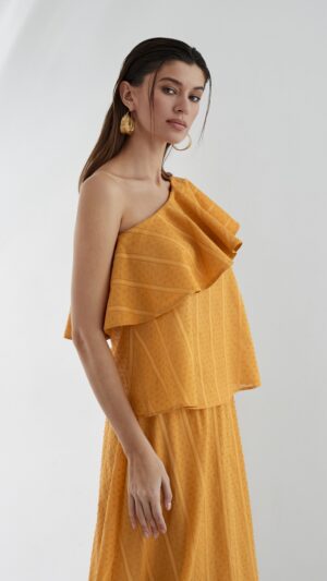 sku: 61911 | Brand: Laete  | Size: XSmall Small Medium Large XLarge  | Colors: Белый Манго Синий  | Бренды Laete | Пляжная одежда | Title: Топ