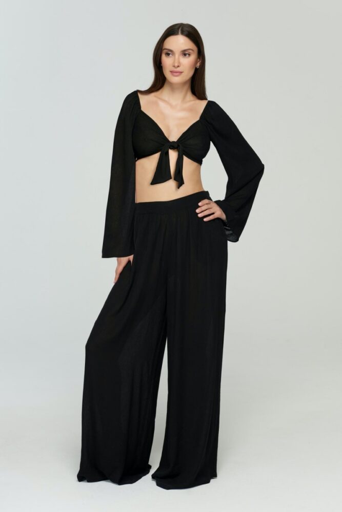 sku: LB23-02 | Brand: Marc Andre  | Size: Onesize  | Colors: Черный  | Бренды Marc&Andre | Пляжная одежда | Title: Топ ECOVERO