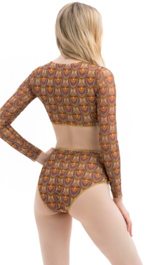 sku: 22099978 | Brand: Roda Soleil  | Size: XSmall Small Medium Large  | Colors: Коричневый  | Бренды RoDa Soleil | Купальники Раздельные | Title: Топ АФРИКА