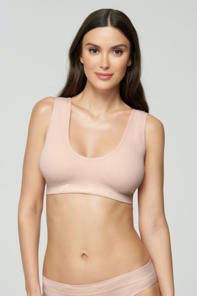 sku: S23-0765-TPS-SY | Brand: Marc Andre  | Size: 36 38 40 42  | Colors: Розовый  | Бренды Marc&Andre | Бюстгальтер Нижнее белье Топ | Title: Топ DAILY JOY