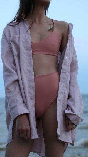 sku: Топ Эгла | Brand: MY NUDE NYMPH  | Size: XSmall Small Medium Large  | Colors: Айвори Бежевый Лососевый Марсала Пыльно-голубой Серый Темно-синий Терракотовый Хаки Черный  | Бренды MY NUMPH | Купальники Раздельные | Title: Топ ЭГЛА