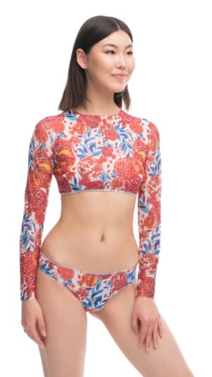 sku: 23099942 | Brand: Roda Soleil  | Size: XSmall Small Medium Large XLarge  | Colors: Красный  | Бренды RoDa Soleil | Купальники Раздельные | Title: Топ ГРАНАТЫ КРАСНЫЕ
