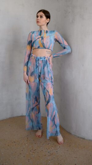sku: 22099951 | Brand: Roda Soleil  | Size: XSmall Medium Large XLarge  | Colors: Голубой  | Бренды RoDa Soleil | Купальники Раздельные | Title: Топ МЕДУЗА