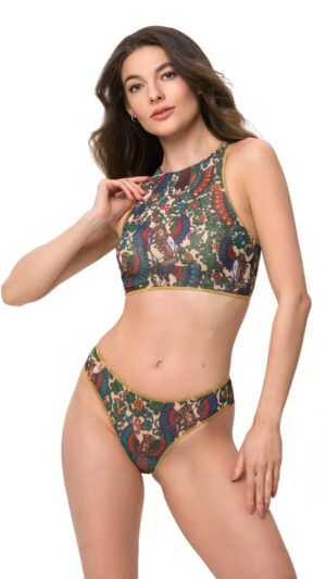 sku: 22019985 | Brand: Roda Soleil  | Size: XSmall Small Medium Large XLarge  | Colors: Цветной  | Бренды RoDa Soleil | Купальники Раздельные | Title: Топ спортивный АЛКОНОСТ