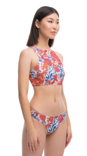 sku: 23019942 | Brand: Roda Soleil  | Size: XSmall Small Medium Large XLarge  | Colors: Красный  | Бренды RoDa Soleil | Купальники Раздельные | Title: Топ спортивный ГРАНАТЫ КРАСНЫЕ