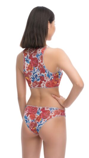 sku: 23019942 | Brand: Roda Soleil  | Size: XSmall Small Medium Large XLarge  | Colors: Красный  | Бренды RoDa Soleil | Купальники Раздельные | Title: Топ спортивный ГРАНАТЫ КРАСНЫЕ