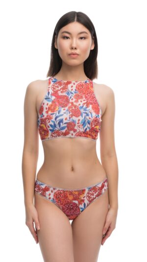 sku: 23019942 | Brand: Roda Soleil  | Size: XSmall Small Medium Large XLarge  | Colors: Красный  | Бренды RoDa Soleil | Купальники Раздельные | Title: Топ спортивный ГРАНАТЫ КРАСНЫЕ