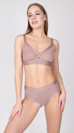 sku: 114074 | Brand: Rose&Petal  | Size: 70 A 70 B 70 C 70 D 75 A 75 B 75 C 75 D 80 A 80 B 80 C 80 D 85 A 85 B 85 C 85 D  | Colors: Золотистый Загар Серо-зеленый Серо-коричневый Черный  | Бренды Rose&Petal | Бюстгальтер Нижнее белье Бралетт | Бюстгальтер Нижнее белье Мягкая чашка | Title: Бралетт TULLE GRAPHIQUE